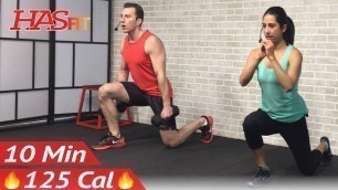 '10 Min Home Leg Workout Routine - Legs Thighs Buttocks Workout for Women & Men Lower Body Exercises'