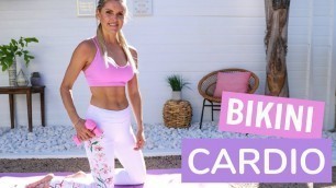 'Bikini Cardio Workout - FULL BODY CALORIE BURN | Rebecca Louise'