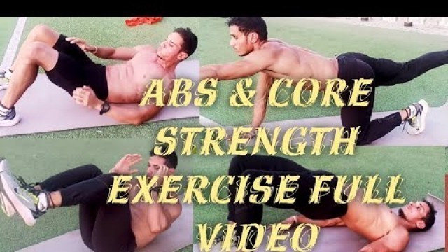 'core strength full video || core and abs workout || abs workout || in hindi'
