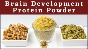 'Baby Food || Brain Development Protein Powder for 8+ Months Babies || Healthy Homemade'
