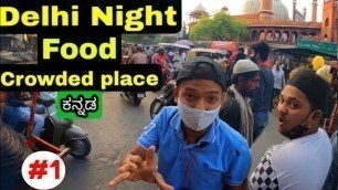 'Old Delhi Street Food | Night Life | Chandni Chowk | Kannada Vlog |Ep.1 | DR BRO'