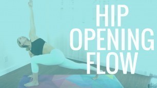 'Hip Opening Yoga Flow'