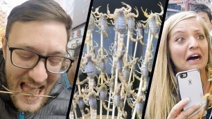 'EATING LIVE SCORPIONS & SNAKES - BEIJING, CHINA'