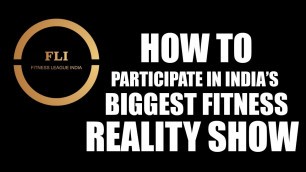 'India\'s first fitness reality show'
