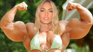 'AMAZING FEMALE BODYBUILDING, -  GEMMA LANCASTER, FITNESS MODEL, HARD GYM WORKOUT'