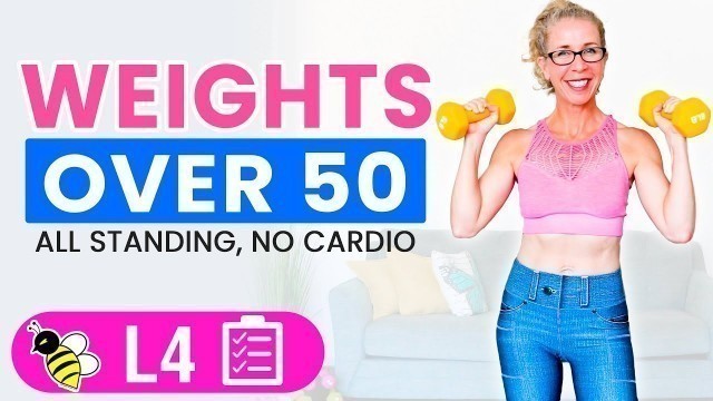 '30 Minute WEIGHTS Workout for Women over 50'