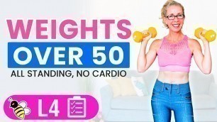 '30 Minute WEIGHTS Workout for Women over 50'