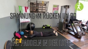 'Rückenübungen auf der Matte - mit Lea - HOMEWORKOUT - Trainingsübungen für Zuhause - Deluxe Fitness'