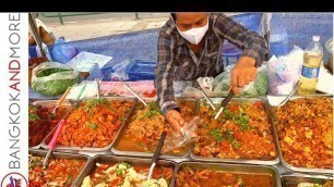 'Food Street Night Market In BANGKOK Thailand'