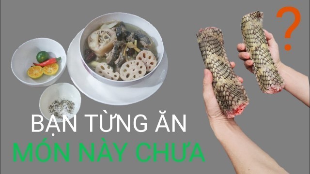 'Chinese street food || Snake soup'