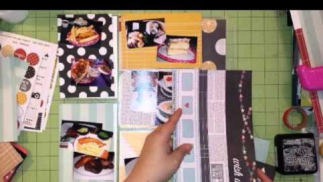 'Scrapbook Process Video: Disney-Food Glorious Food'