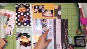 'Scrapbook Process Video: Disney-Food Glorious Food'