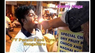 'VV Puram Night FOOD STREET | Bengaluru Street Food | South Indian Food | Eat Street for Foodies'