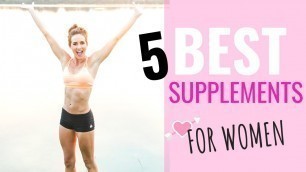 '5 BEST Supplements for Women | Boost Metabolism & Lose Fat'