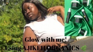 'HOW I GET MY SKIN GLOWING USING ORGANIC SKINCARE//**AJIKEH ORGANICS **