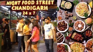 'Night Food Street Chandigarh | 24/7 | Restaurant | Chandigarh Wala'