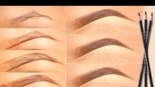 'How To Draw Natural Eyebrows in 6 simple steps'