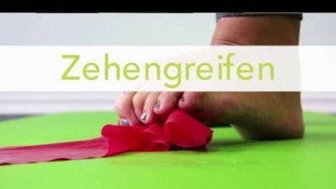 'Fitness-Übungen • Kräftigung • Beine • ZEHENGREIFEN'