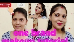 'one brand makeup tutorial 