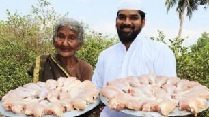 'Chicken Drumstics curry || with coconut rice by 107 years old mastanamma || Nawabs kitchen'