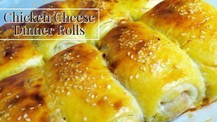 'Chicken Cheese Dinner Rolls | Chicken Cheese Rolls Recipe Tasty | Stuffed Dinner Rolls Recipe by FKS'