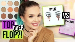 'KYLIE KYSHADOW PALETTE vs BH COSMETICS Shaaanxo Palette - Swatches, Review & Makeup - TOP oder FLOP?'