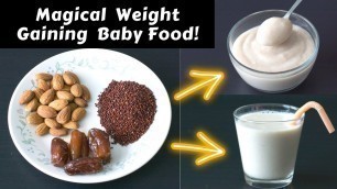 'Baby Food | Weight Gaining Ragi Badam Milk 4 Brain Development, Hemoglobin &  Bone Strength(Calcium)'