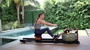 'First Degree Fitness Viking 2 Plus Reserve Black Fluid Rower - Expert Fitness Supply'