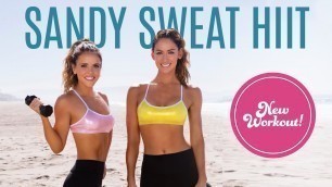 'NEW HIIT Workout! Bikini Series ~ Sandy Sweat!'