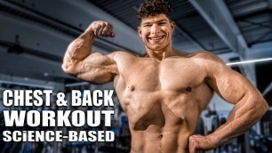 'Mein Science-Based Brust/Rücken Workout für Masse & Symmetrie'