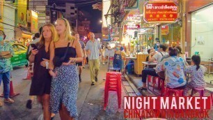 'NIGHT MARKET / STREET FOOD AREA / CHINATOWN in BANGKOK (MAR 2022)'