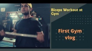 '#First Gym Vlog, Motivation , Fitness goals....✌️'