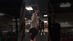 '{19 Sept 2016} Zhu Ting\'s first fitness in Vakif'