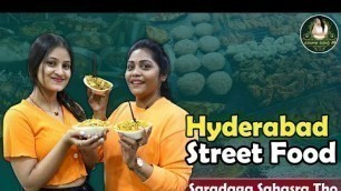 'Night Street Food in Hyderabad | DLF Gachibowli Street Food | Saradaga Sahasra Tho'