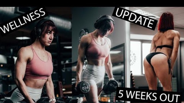 '5 weeks out for my first fitness comp'