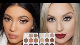 'KYLIE JENNER \"KYSHADOW PALETTE\" vs. SHAAANXO PALETTE ! REVIEW !'