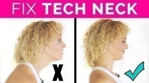 'How To Fix Tech Neck FAST in 5 Moves!'