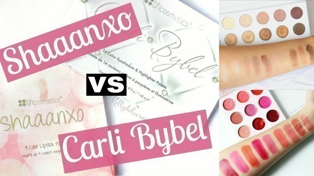 'Carli Bybel vs Shaaanxo Palette REVIEW & COMPARISON'