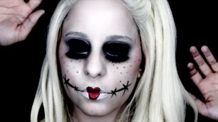 'Creepy Doll | Creepy Halloween Makeup Tutorial 2019'
