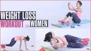 'HIIT WEIGHT LOSS WORKOUT For Women At Home'