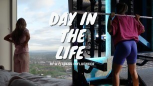 'DAY IN THE LIFE OF A FITNESS \'INFLUENCER\' | First gym session back, updated flat tour and some chaos'