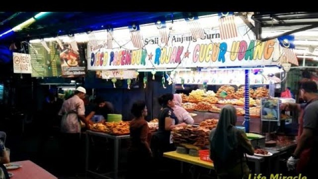 '槟城美食街晚上好去处 Malaysia Penang Night Foods Street Pasembur Rojak'
