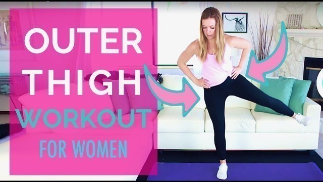'Outer Thigh Workout for Women | 7 Minutes'