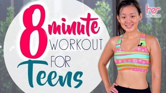 '8-Minute Workout for Teens (Back-to-School) | No Equipment | Joanna Soh'
