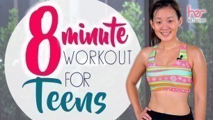 '8-Minute Workout for Teens (Back-to-School) | No Equipment | Joanna Soh'