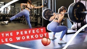 'THE PERFECT LEG WORKOUT! | Full Workout Krissy Cela'