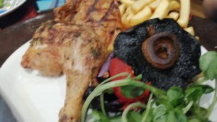 'FOOD GLORIOUS FOOD AFTER SWIMMING FOR  2 HOURS.'