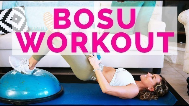 'BOSU Workout | Booty Workout at Home!'