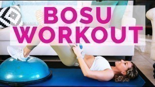 'BOSU Workout | Booty Workout at Home!'