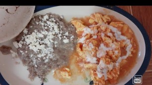 'Eggs in spicy red salsa|mexican breakfast'